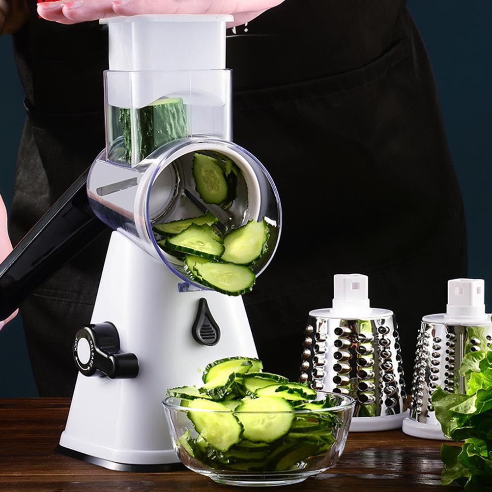 Бытовая кухонная ручная многофункциональная вращающаяся терка для овощей, измельчитель, резак, измельчитель, инструмент