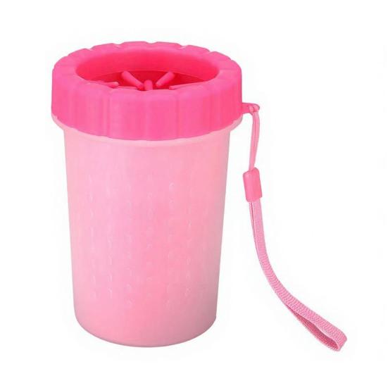 Yousheng Dog Paw Cleaner Cup Portable Dog Paw Cleaning Tool Silicone Paw Cleaner with Soft Bristles for Medium Large Dogs Travel Park Visit