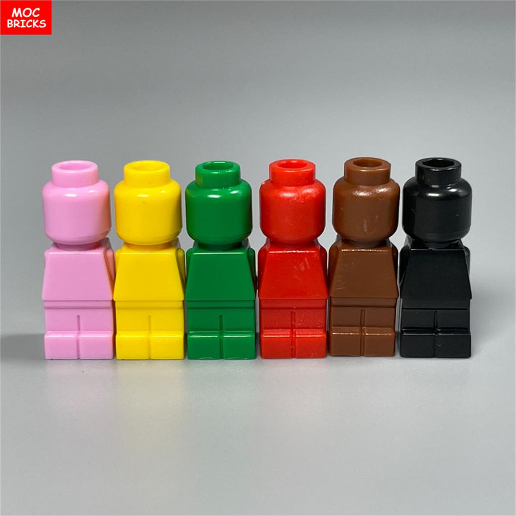 10 шт. Детали MOC Микро Статуя Фигурка Тело Шахматная фигура 85863 16478 90398 Пустые Индивидуальные Непечатные Строительные Блоки Детские Игрушки