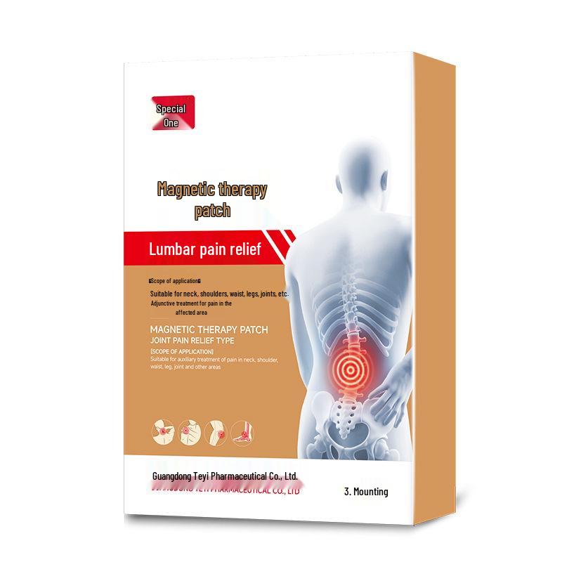 Магнитные пластыри Te Yi для снятия боли в суставах, пояснице и плечах, при растяжениях, ушибах, в качестве вспомогательного лечения