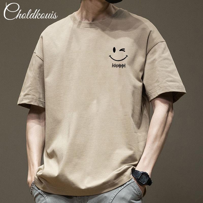 Хлопковая футболка с коротким рукавом для мужчин и женщин, мужская футболка с полурукавом и круглым вырезом