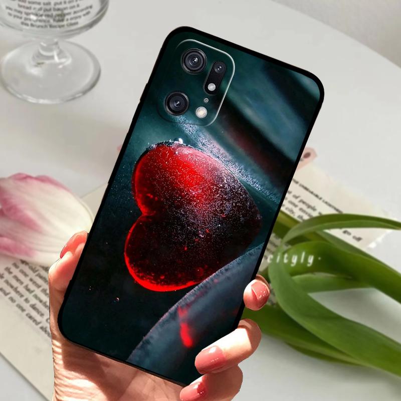 For Oppo Find X5 Pro Case FindX5 Lite New Cool Fashion Soft Silicone TPU Phone Cover For OPPO Find X5 5G Protector Bumper Coque