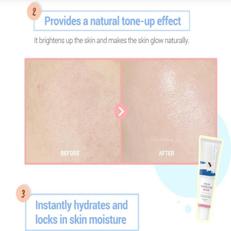 ROUND LAB Солнцезащитный крем Birch Moisture Tone-Up 50 мл