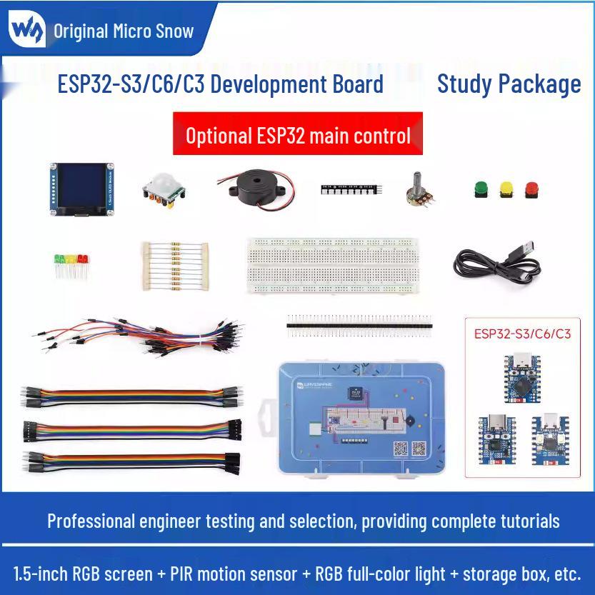 ESP32-S3/C6/C3 Dev Board: Intro to Arduino, MicroPython, ESP-IDF Programming