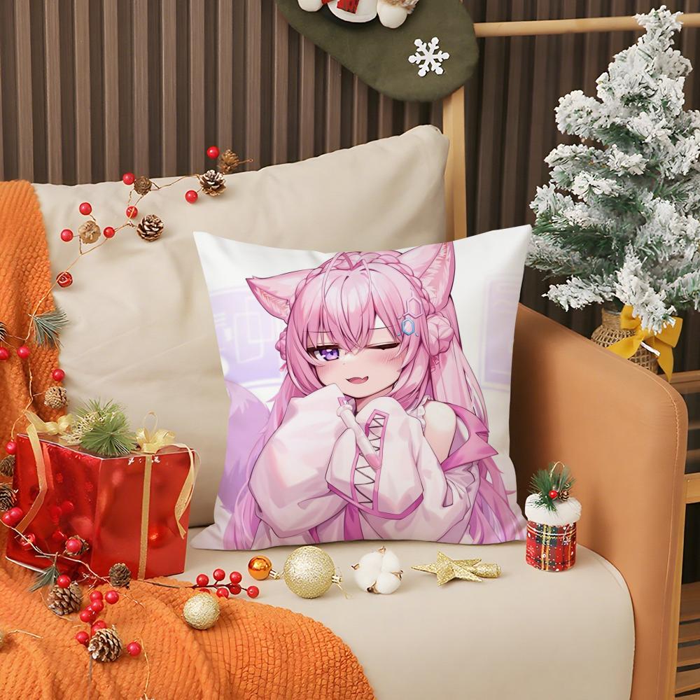 Chocola Nekopara Аниме Наволочка Двусторонняя Удобная Наволочка Подходит для Автомобиля Дивана Спальни и Других Сцен