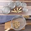 Stainless Steel Mesh Strainer with Wooden Handle Fine Mesh Filter Spoon Wire Sieve