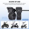 PD QC3.0 Мотоциклетное USB Быстрое Зарядное Устройство для Телефона Водонепроницаемый Разъем Порта Type-C 12/24В Крепление на Руль Зарядное Устройство для Телефона