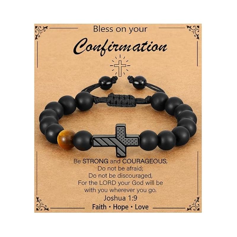 Браслет JYL TS Мужской Американский Флаг Крест Глаз Повышает Патриотизм и Удачу