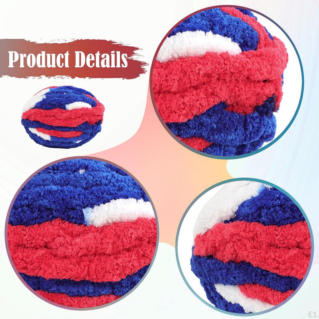 Thick And Bulky 27m Yarn, Decorative Voluminous for Crocheting, Sweaters, Cushions, Blankets,