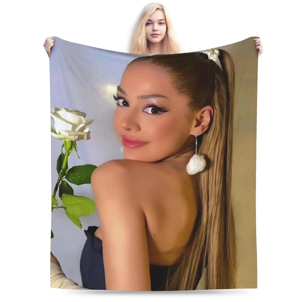 New Arrival Ayliva Singer Tour 2025 Blankets Lightweight Thin Flannel Cozy Throw Blankets Machine Washable