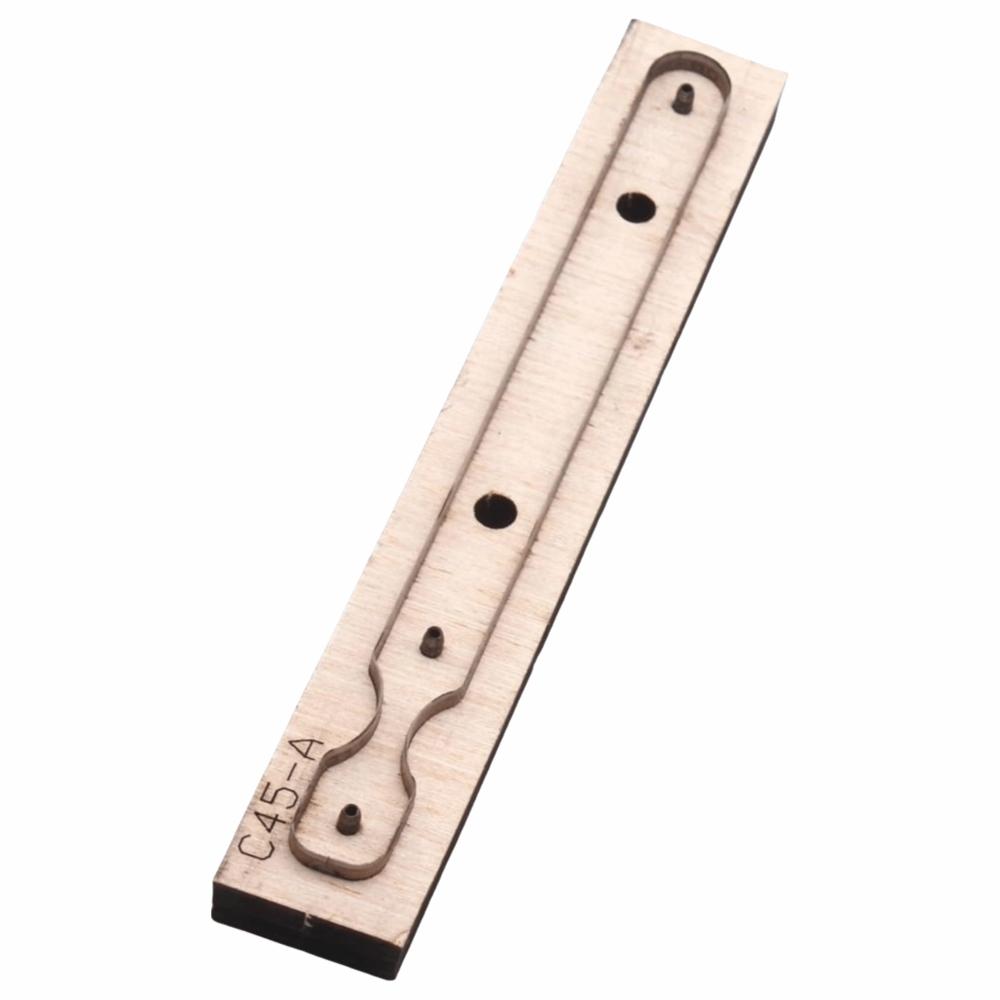 Wooden Die Leather Cutting Die Long Strip Design DIY Leather Tool Strap Cutting Die For DIY Crafts