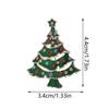 Christmas Tree Brooches Winter Fashion Jewelry Exquisite Gift Clothing Accessories