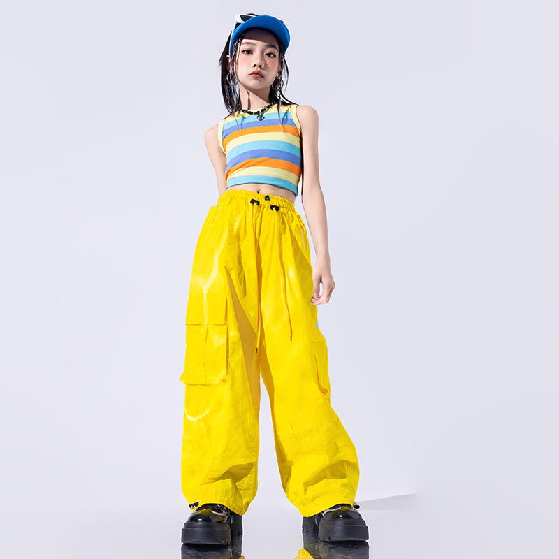 Модный костюм для джазовых танцев для девочек для летних выступлений