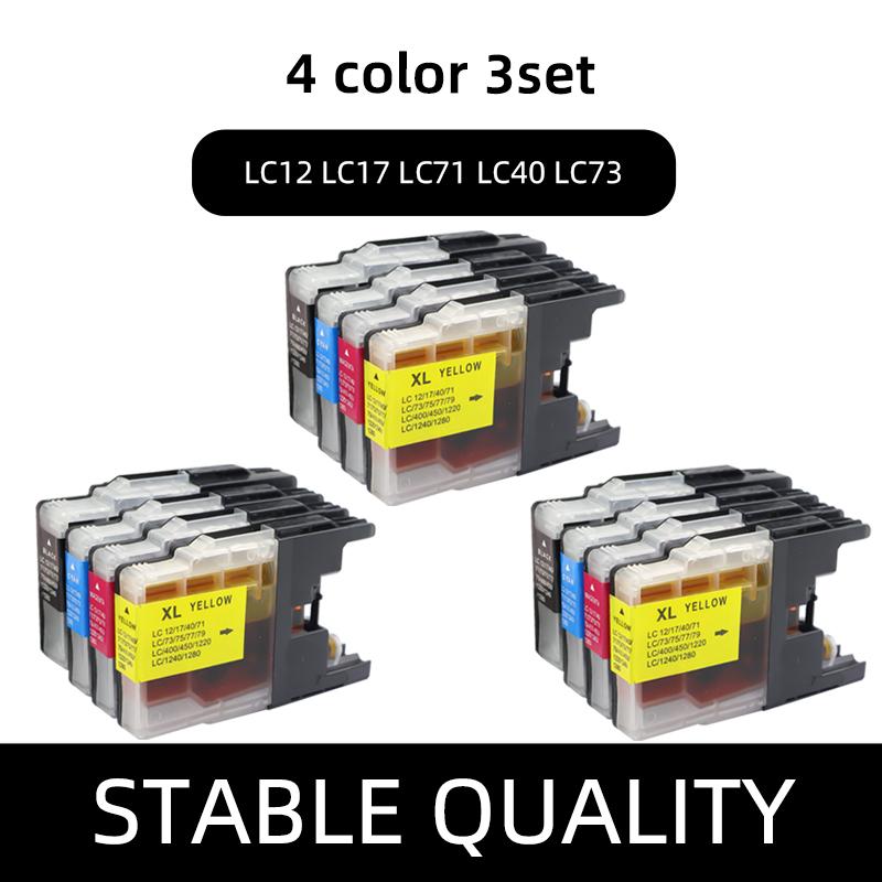 Чернильный картридж LC12-430, для картриджей Brother LC12 LC17 LC71 LC40 LC73 LC75 LC77 LC79 LC400 LC450 LC1220 LC1240 LC1280 LC430