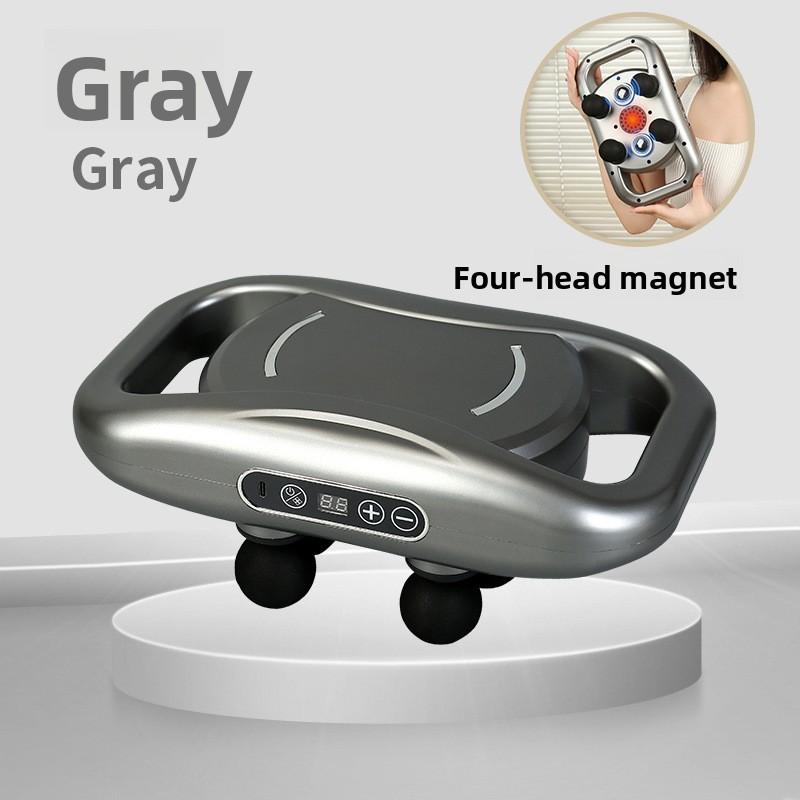 Новый фасциальный пистолет Четыре головки Шесть головок Массажер для расслабления мышц Специальный класс Мышечный пистолет Бодибилдинг Многофункциональный пистолет для шеи