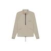 Fear of God Essentials Спортивная куртка с молнией на половину и рукавами реглан SS21, унисекс, верхняя одежда, цвет мха FOG-SS21-642