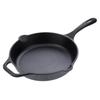 [Authentic Japanese Product] VICTORIA 10-inch Cast Iron Skillet Frying Pan, 25cm, SKL210, Pre-Seasoned (10-inch)