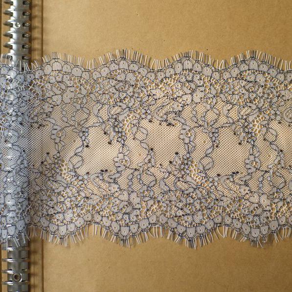 3 метра кружевная отделка ресниц, красивые черно-белые двухцветные перспективные тонкие ресницы, кружевная вышивка, кружевная одежда своими руками, обрезанная