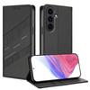 Для Samsung Galaxy S25 FE Роскошный кожаный чехол Ретро кожаный кошелек-книжка Флип Магнит Автозакрывающийся Полная защита Чехлы для телефона Galaxy S25FE