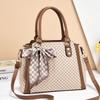 Handbag Womens Modern With Spacious Design And Stylish Plaid Elements For Use Daily