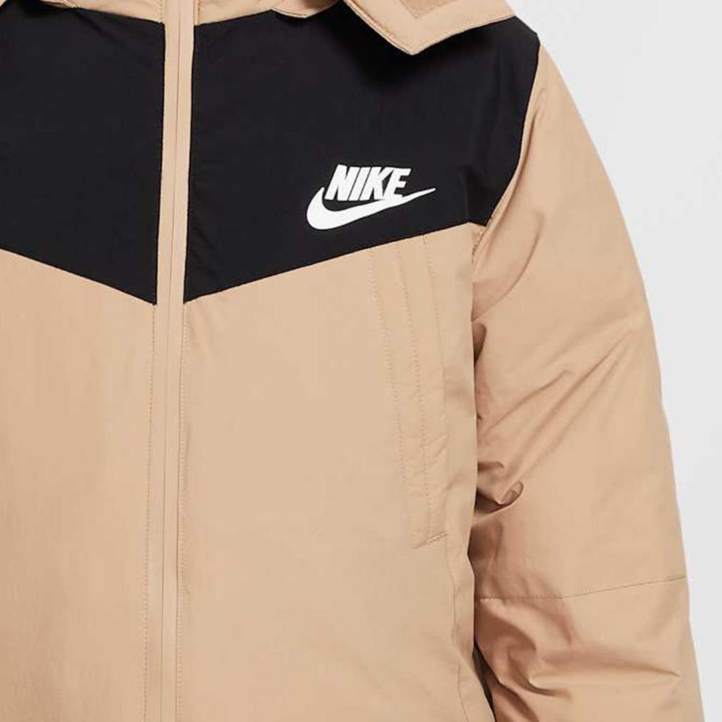 Nike Пуховая куртка цвета хаки для подростков HV7189-200