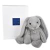 Peluche - HISTOIRE D'OURS - Lapin Preppy Chic - 40CM - Gris - Doux et moelleux