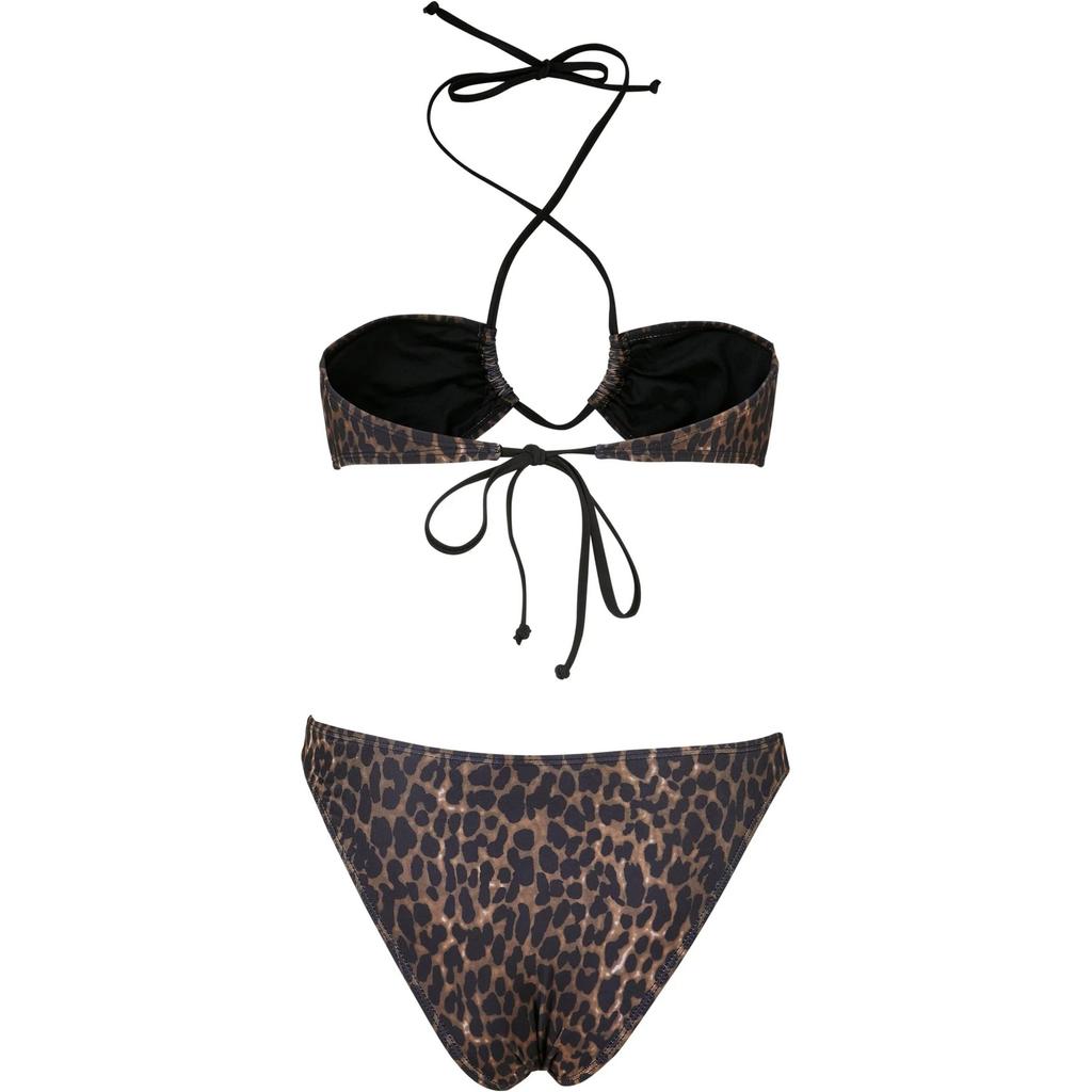 Urban Classics Womens/Ladies Hot Leopard Print Bikini Set