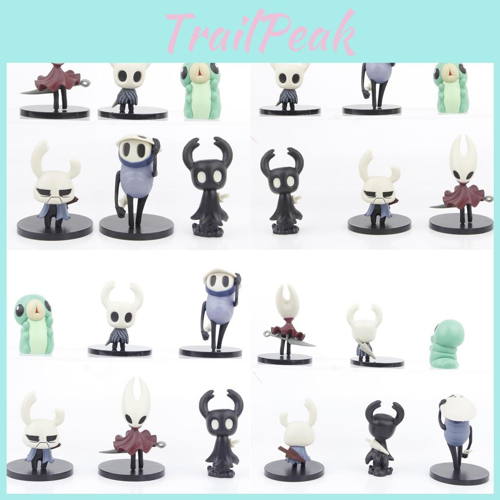 Adorable Hollow Pvc Knight Silksong Action Figures With Hornet Zote Quirrel Designs