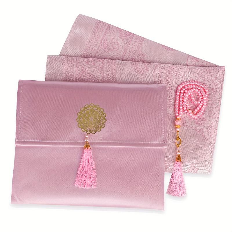 3 шт./комплект исламских молитвенных ковриков, мусульманский молитвенный коврик с изысканным жаккардовым узором, доступно несколько вариантов для путешествий