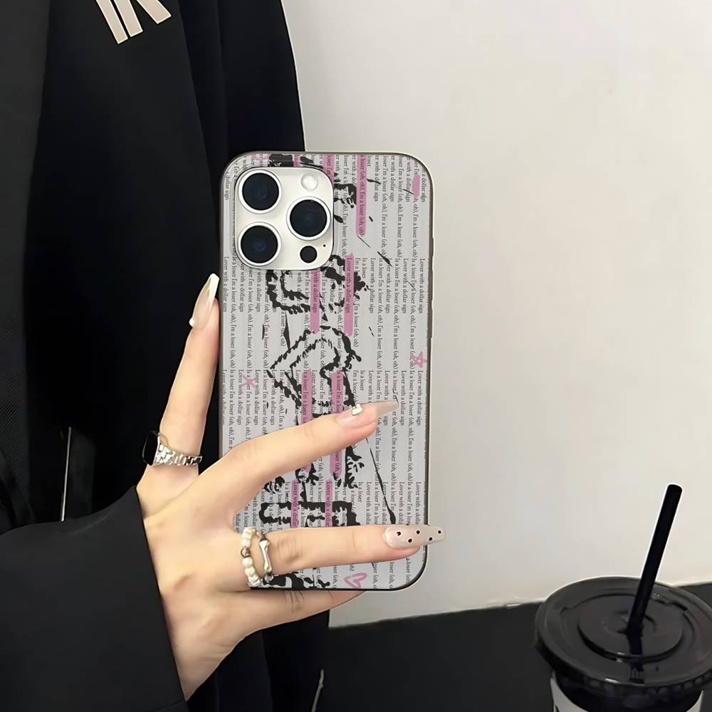 Kpop T-Twice For IPhone 16 15 14 13 12 11 17 Pro Max Plus Wave Corrugated Phone Case Anti Drop Cover