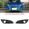 Для Ford Fiesta 2013 2014 2015 автомобильный передний бампер противотуманная фара лампа рамка крышка решетка защитный кожух