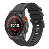 Для Garmin Fenix 8 51мм/Enduro 3/Fenix 7X/7X Pro Быстросъемный ремешок для часов Двухцветный 26мм силиконовый ремешок на запястье