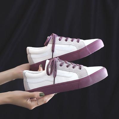 Осень Новые женские кроссовки в тон, туфли на плоской подошве, женская парусиновая обувь на шнуровке, дышащая вулканизированная обувь, повседневная обувь