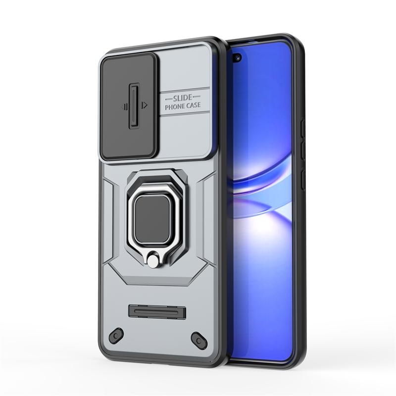 Для Huawei Nova 13 Чехол Чехол Huawei Nova 13 Pro Capas Phone Bumper Задний Противоударный Слайд Камера Кольцо Держатель Чехол Huawei Nova 13