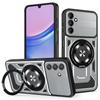 For Samsung Galaxy A15 4G/A15 5G Case Compatible with MagSafe Rotating Kickstand TPU+PC Phone Cover