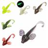 6PCS Lifelik Bait Maggots Silicone False Bait Fishing Soft Lures Soft Lure  Beginners