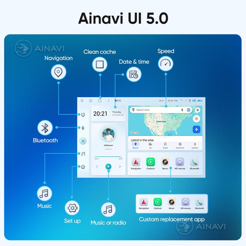 Ainavi 13.1" автомобильное радио для Fiat Ducato Citroen Jumper Peugeot Boxer Dodge Ram 2500 Wireless Carplay Android Auto Car Multimedia
