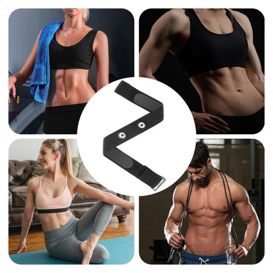 Сменный ремешок датчика сердечного ритма, регулируемый нейлоновый нагрудный ремень, нагрудный ремень фитнес-трекера для занятий на открытом воздухе