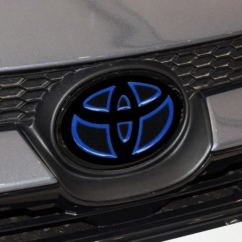 Для Toyota RAV4 Camry CHR Corolla Levin Allion Декоративные наклейки на решетку Автомобильный передний задний значок логотип Наклейка