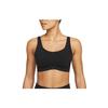 Solid Color Wide Strap Low Impact Sports Bra Women Underwear Black DM0531-010