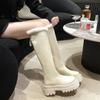 Fashion Woman Thigh High Boots Fashion Thick Bottom Knight Booties 2024 Trend Non Slip Women's Long Boots Snow Boots