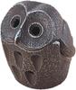 Iwachu Incense Owl Nambu Ironware Burner, Design, Silver/Brown, Small, 29245,