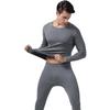 Hengyuanxiang Men's Pure Cotton Thin Thermal Underwear Set