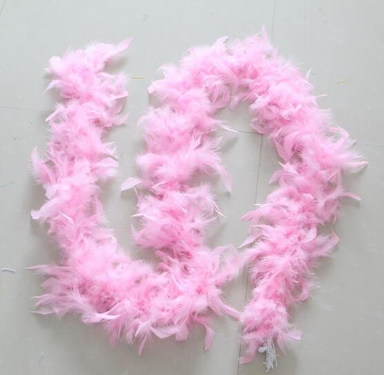 DIY 2 yards\lot Clothing Accessories Turkey Feather Multi Color Strip Fluffy Boa Happy Birthday Party Wedding Decorations Supplies