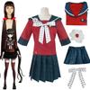 Аниме Danganronpa Harukawa Maki, парик для косплея с топами, короткая юбка, школьная одежда для девочек, рождественские карнавальные костюмы для вечеринок