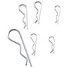 150 Pcs Zinc Plated Cotter Pins Assortment Kit 6 Sizes Spring Retaining Clips  Lock Systems