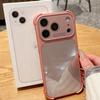Crystal Candy Acrylic Shockproof Case For iPhone 17 Air 16 15 14 13 Pro Max  Corners Protective Hard Glass Phone Cover