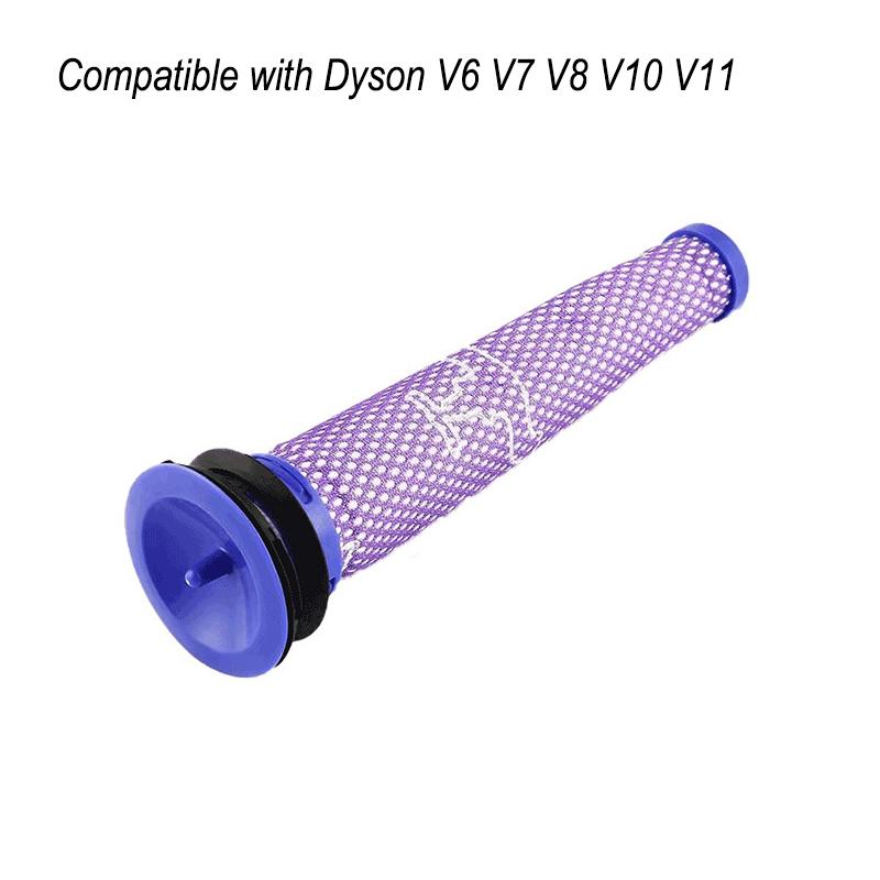 Для пылесосов Dyson DC V6 V7 V8 V10 V11 V15 V12 Slim Аксессуары Насадка-ролик Щетка Моющийся HEPA-фильтр Запасные части