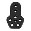 uxcell Exhaust Hanger Bush, Exhaust Rubber Hanger Bush, Black, Rubber, 7 Hole, 0.5 inch