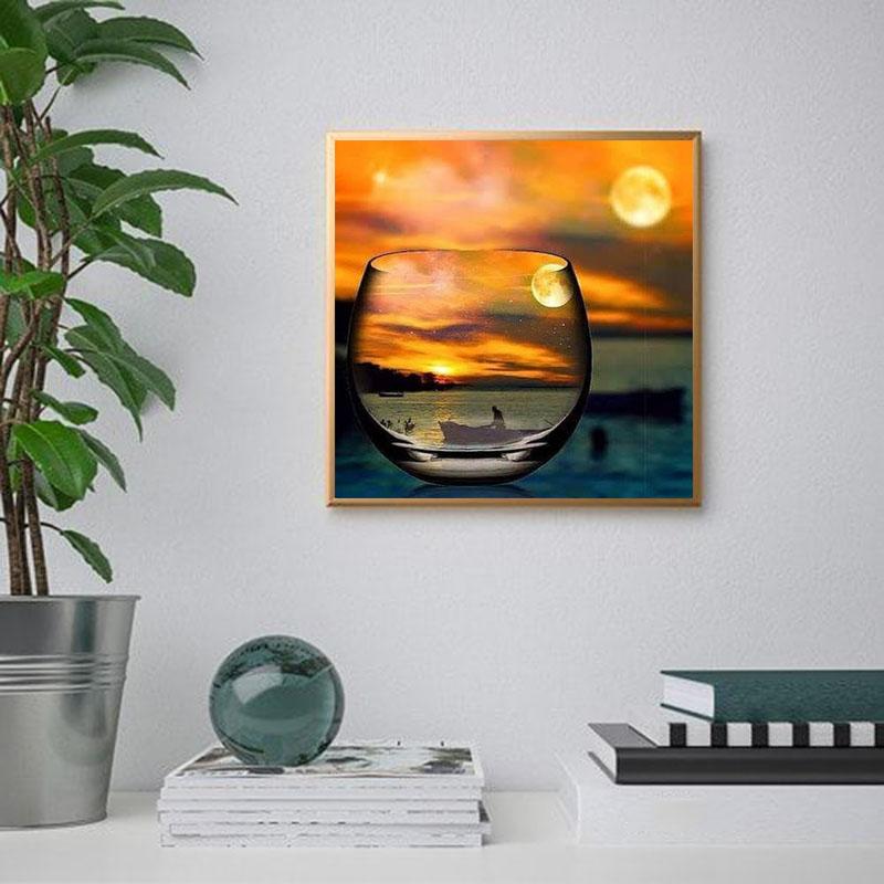 DIY 5D алмазная картина жираф алмазная вышивка мозаика стразы животное вышивка крестом полный круглый сверло ручной художественный домашний декор